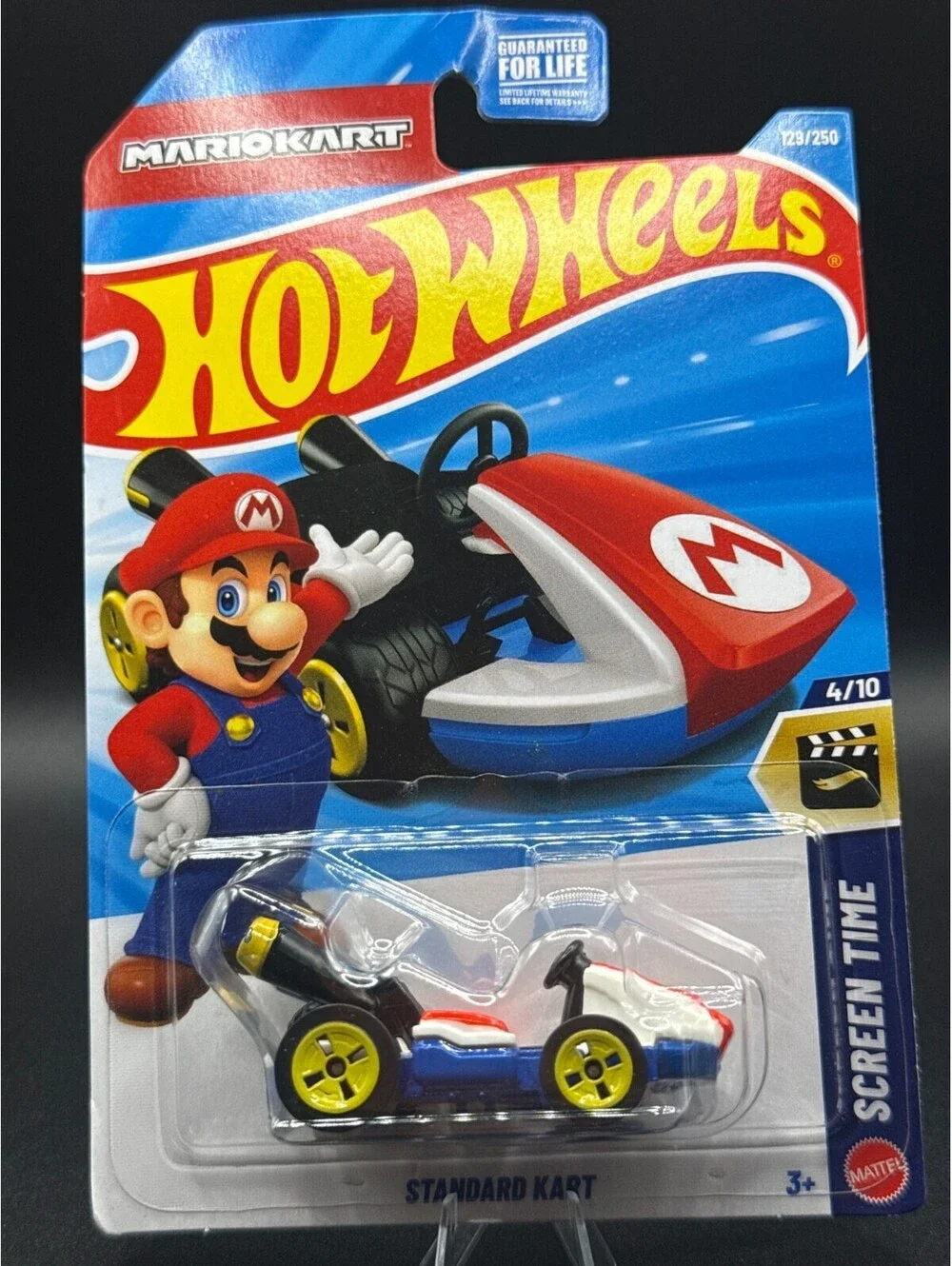 Hot Wheels Mario Kart Standard Kart - Screen Time 4/10 - 129/250 - New on Card